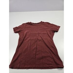 Kuhl Shirt Mens Large Red Wildfibre Organic Cotton Crewneck Outdoor Casual Tee